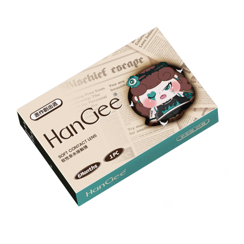 【满着色强扩瞳】韩姬儿美瞳大直径日/半年抛彩色隐形眼镜旗舰店