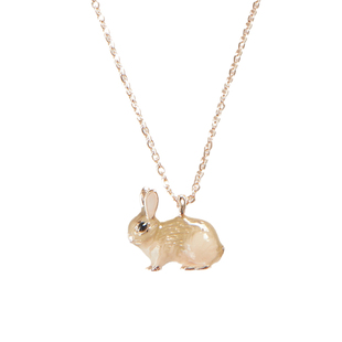 Fable新款本命年兔子珐琅彩护身符女项链闺蜜生日礼物饰品首饰