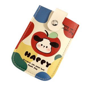可爱防消磁卡套多卡位证件收纳包小巧信用卡位卡通潮抽拉式卡包女
