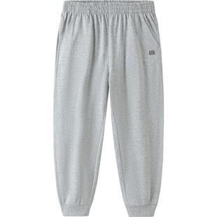 巴拉巴拉童装儿童裤子男童女童2025新款夏季速干裤子运动透气跑步