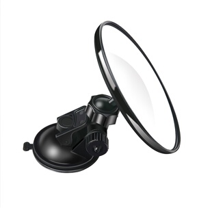 吸盘式电动三轮车汽车内后视镜大视野凸面倒车镜子反光镜圆辅助镜