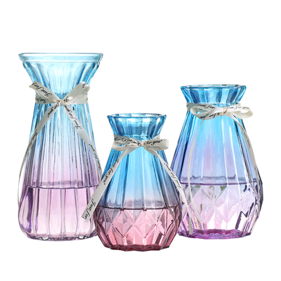 三件套创意水培绿萝装饰玻璃花瓶