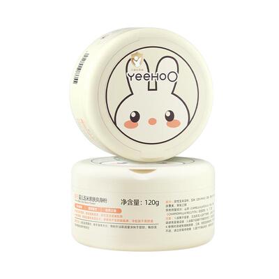 英氏婴儿爽身粉新生幼儿天然正品粉扑四季通用宝宝玉米爽身粉by