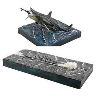 模型海洋微缩场景制作材料 沙盘DIY手工海浪特效舰船海景新手套装