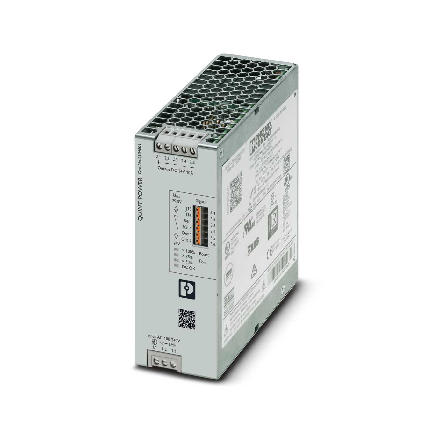 议价菲尼克斯电源QUINT4-PS/1AC/24DC/10 - 2904601 - 实物图