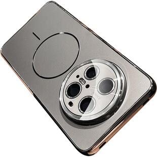 高端磨砂磁吸适用荣耀Magic7/6pro手机壳新款女荣耀100带镜头膜x60高级感Pro男200全包防摔荣耀300ultra外壳