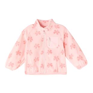 【抗静电】笛莎官方旗舰童装女童摇粒绒外套春季新款儿童锁温上衣