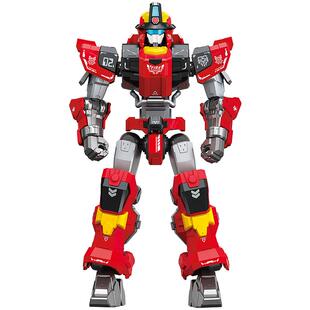 奇妙积木Keeppley无界域战甲系列消防警察合体机甲男孩