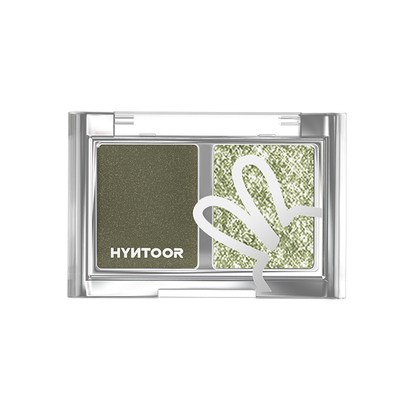 HYNTOOR/黑兔2025冬夜冷调圣诞礼盒「双色眼影+唇蜜」彩妆礼物