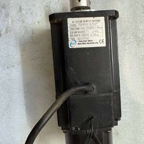 议价东元AC齿轮伺服马达型号TSB08751C2KT3V7