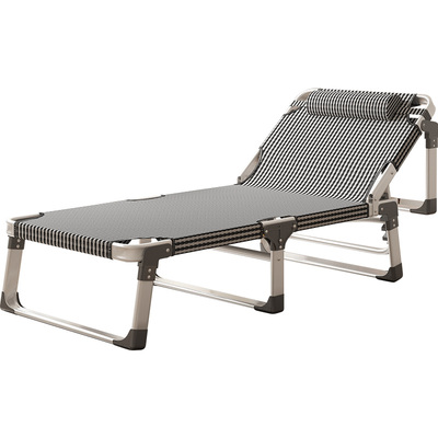 铝合金折叠床办公室午休单人躺椅家用简易医院陪护行军床午睡神器
