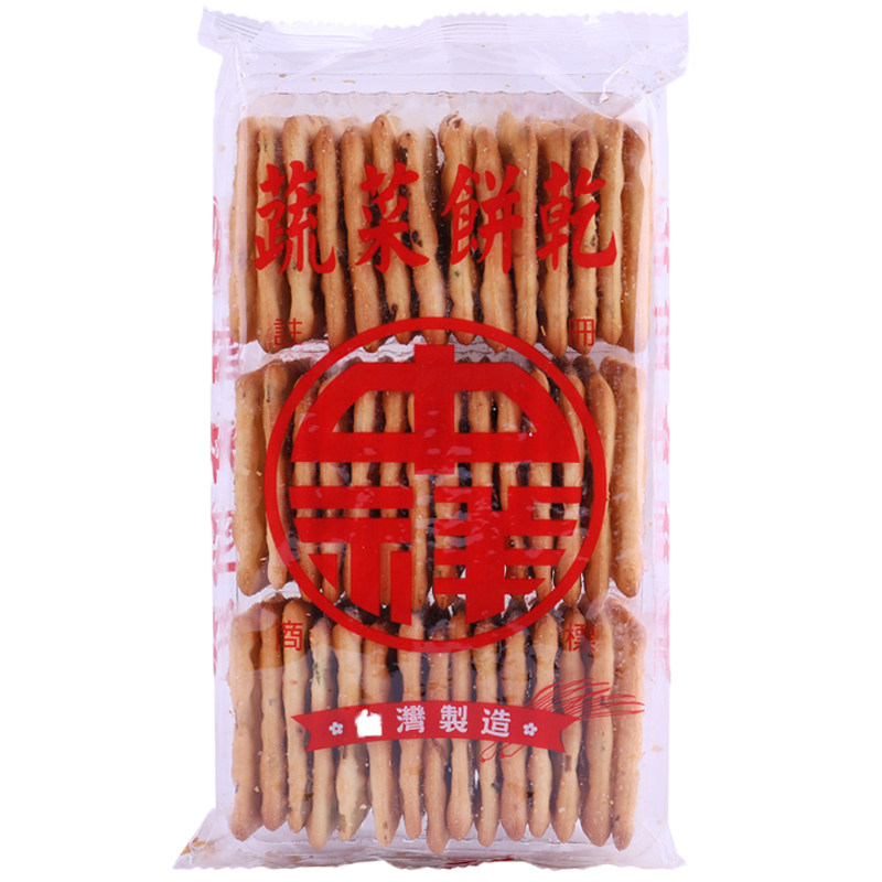 台湾中祥香葱原味苏打饼干牛轧饼