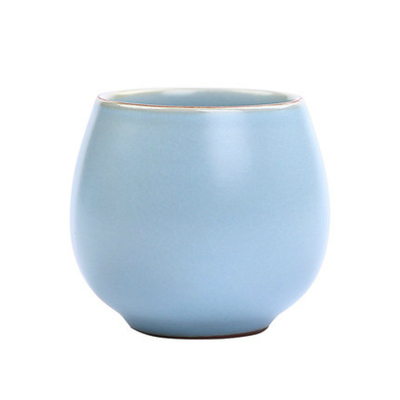 汝窑汝窑开片可养鸡蛋杯功夫茶具