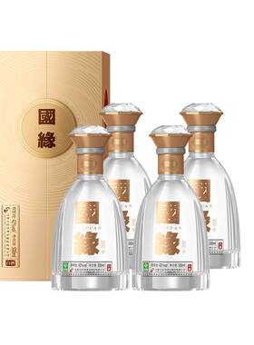 今世缘国缘对开五代柔雅42度白酒