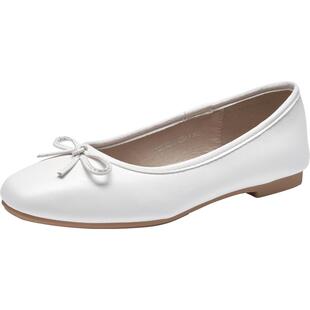 大东浅口鞋女鞋2026春季新款优雅平底低跟套脚圆头蝴蝶结C0257