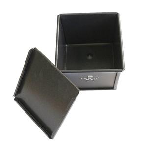 三能黑色低糖450g900g生土司模具不沾镀铝土司盒节能健康烘焙家用