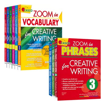Casco Zoom In Vocabulary Phrases For Creative Writing 新加坡小学英语创意写作 词汇 短语 1-6年级 精选范文写作技巧 英文原版