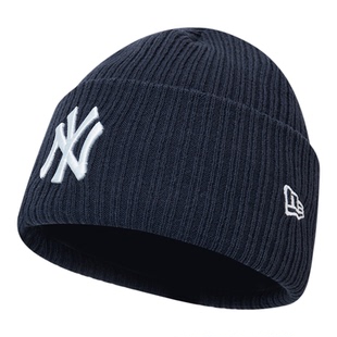 New Era纽亦华2025冬季新款MLB针织毛线帽简约NY运动冷帽保暖男女