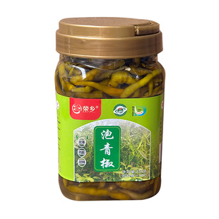 荣乡衡东黄贡椒青辣椒泡椒即食坛子腌辣椒湖南淹辣椒下饭菜浸辣椒