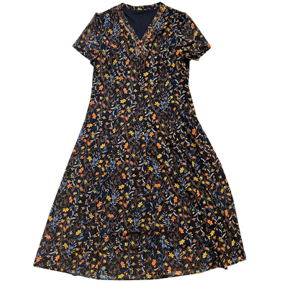 凯斯曼2022夏季新品中年连衣裙