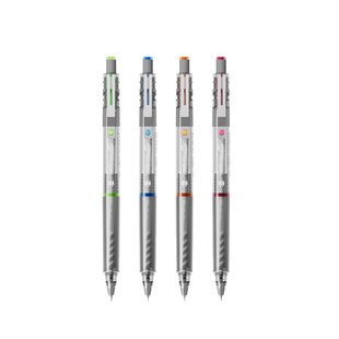 得力按动笔六边形战士中性笔黑笔笔芯黑色学生用AS笔头低重心顺滑双球珠碳素笔按压式水笔刷题备考考试黑科技