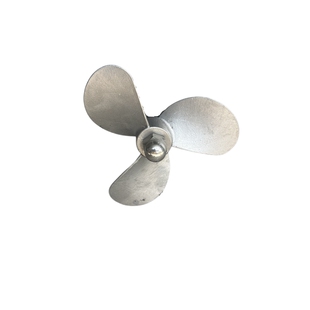 船用推进器螺旋桨桨叶6.5-22匹304不锈钢两叶螺旋桨三叶叶轮叶片