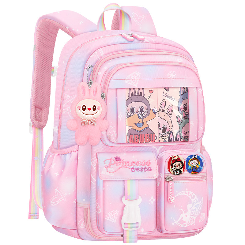 女孩高颜值书包送拉布布十件套