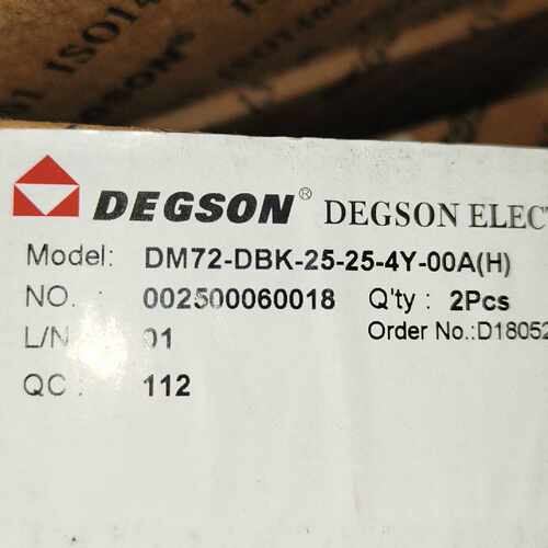 高松DEGSON DM72-DBK-25-25-4Y-00A询价