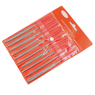 锦锉刀钢锉刀迷你整形锉刀三角半圆 平板 纹锉 3*140 4*160 5*180