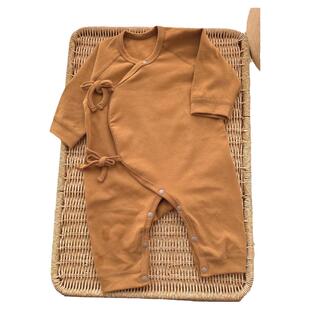 新生儿0一3月婴儿打底衣秋冬内穿初生男女宝宝衣服a类52码爬服66