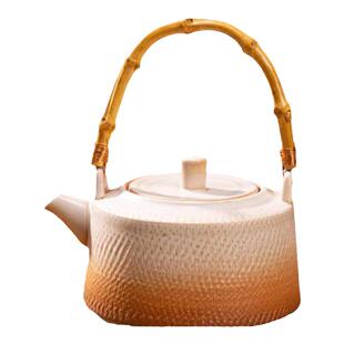 陶瓷泡茶壶提梁壶围炉煮茶壶明火炉家用电陶炉烧水壶闷茶壶冷水壶