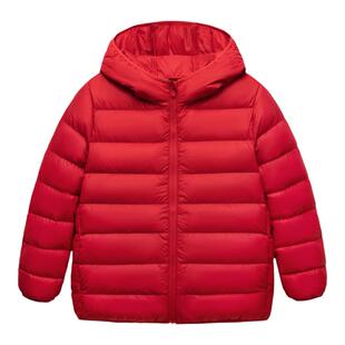 迷你巴拉巴拉男女童羽绒服轻薄连帽宝宝立领三防羽绒外套冬季新款