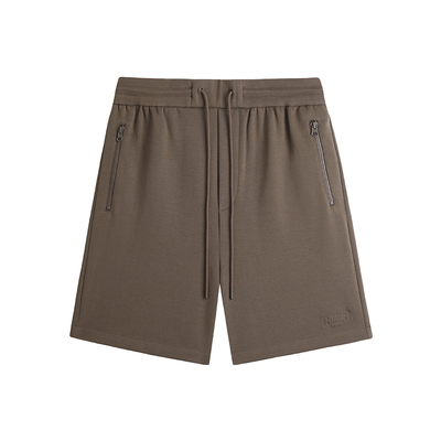 HIM汉崇 时尚立体字母压花抽绳弹性裤腰休闲运动短裤 2026夏季