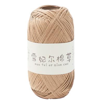 雪妃尔棉草草编线纯棉挺括可水洗