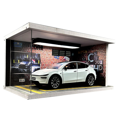 特斯拉焕新ModelY合金车模灯光