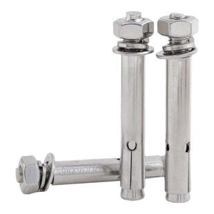 304/镀锌膨胀螺丝超长加长铁膨胀螺栓8mm内胀M6M8M10M12M14