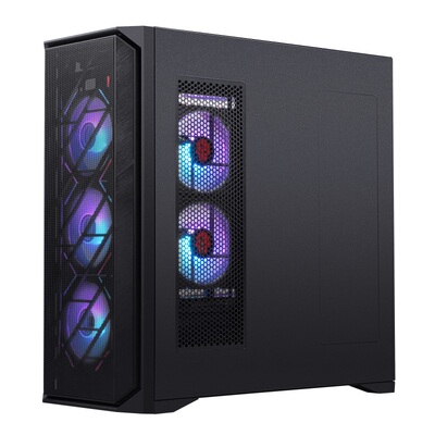 先马（SAMA）赤兔1玻璃侧透办公游戏电脑机箱预留type-c接口