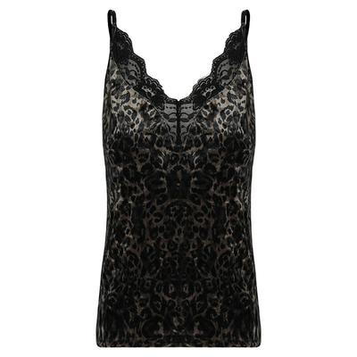 优雅女人味高级感豹纹吊带