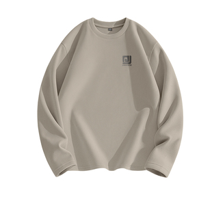 真维斯德绒打底衫男士秋衣双面绒内搭男生上衣保暖内衣男款长袖Q