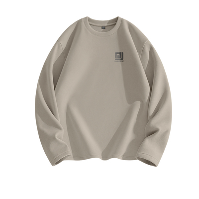 真维斯德绒打底衫男士秋衣双面绒内搭男生上衣保暖内衣男款长袖Q