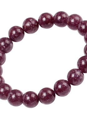 diy紫锂云母天然石闺蜜礼物手串