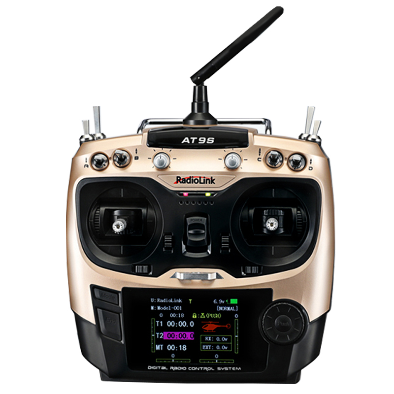 Radiolink樂(lè)迪AT9SPro AT10航模遙控器穿越機(jī)無(wú)人機(jī)12通道模擬器