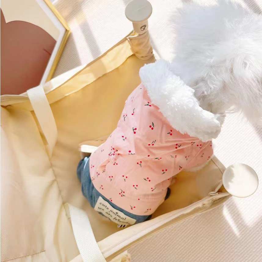 宠物博美比熊雪纳瑞贵宾犬泰迪狗狗衣服秋冬季秋装幼犬奶狗可爱