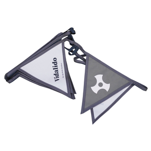 Vidalido户外装饰多功能挂灯绳三角彩旗棉布天幕挂绳营地氛围旗帜