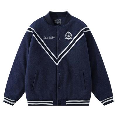 繁华与忙碌棒球服宽松加厚棉衣