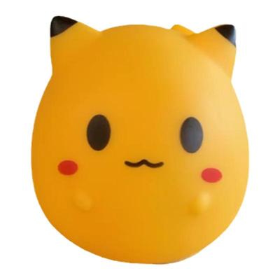 皮卡丘小夜灯玩具摆件小夜灯卧室睡眠灯女生男孩房间氛围台灯床头灯柔光网红