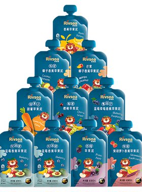 禾泱泱宝宝水果泥环球鲜采好食材