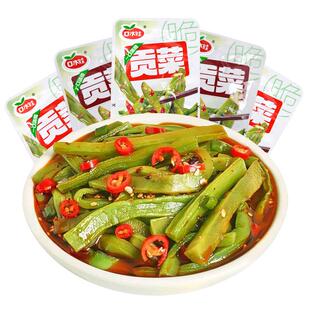 口水娃下饭菜贡菜300g香辣脆椒辣椒酱嘎嘣脆下饭菜拌饭佐餐小菜