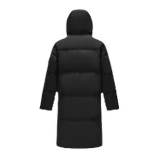 雪中飞极寒加厚羽绒服男女情侣款冬季保暖时尚百搭中长款潮200克+