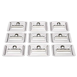 集成墙板卡扣卡子固定竹木纤维pvc长城通用护墙面配件不锈钢扣件